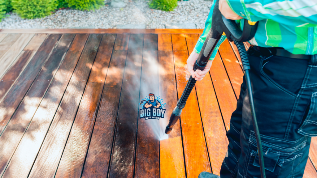 deck pressure washing 2